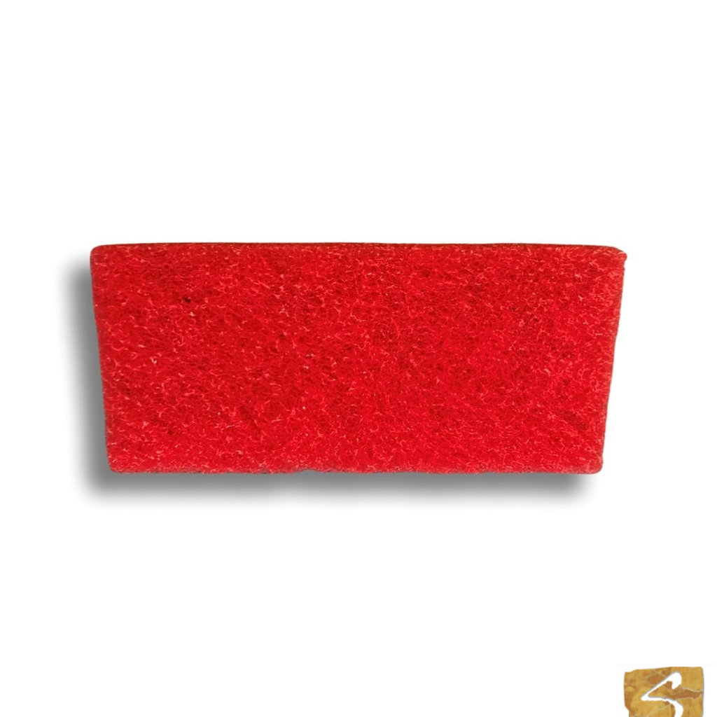 SD Handpad rot (11,5 X 25cm) zum händischen reinigen von Steinen