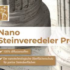 Steinveredelung mit Nano Steinveredeler Pro - Steinschutz