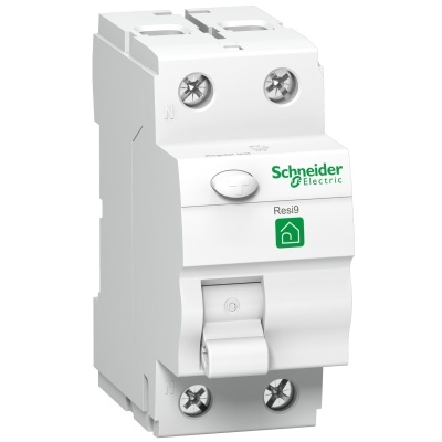 Schneider RESI9 differential switch 2P 25A 10mA A