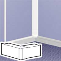 LEGRAND Variable inside / outside corner DLP frame 40 x 16 mm - white