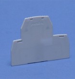 LEGRAND End plate 2 connection pitch 5/6 mm - thickness 2 mm