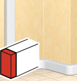 LEGRAND End cover left or right DLP design 65 x 195 mm