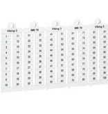 LEGRAND marks Numbers 1/10 - horizontal reading direction - 5mm