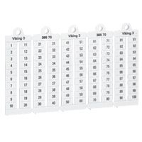 LEGRAND marks Numbers 1/10 - horizontal reading direction - 5mm