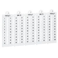 LEGRAND marks Numbers 101/200 - horizontal reading direction - 6mm