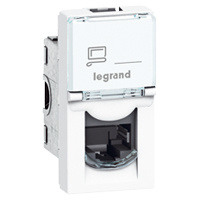 LEGRAND LCS2 socket RJ45 CAT5e U / UTP 1 module Mosaic white color