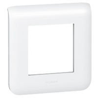 LEGRAND Mosaic cover plate for 2 modules - white