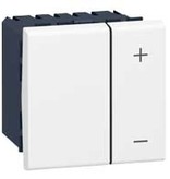 LEGRAND Mosaic dimmer 0/1-10V - 2 modules - wit