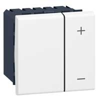 LEGRAND Mosaic dimmer 0 / 1-10V - 2 modules - white