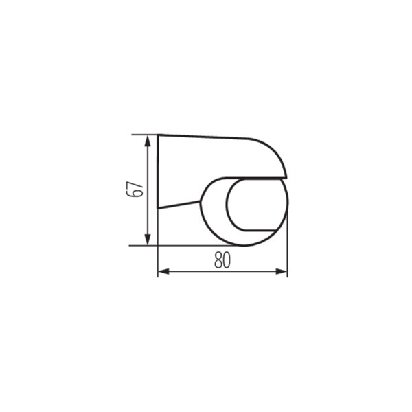 KANLUX PIR Bewegingssensor ALER MINI IP 44 WIT