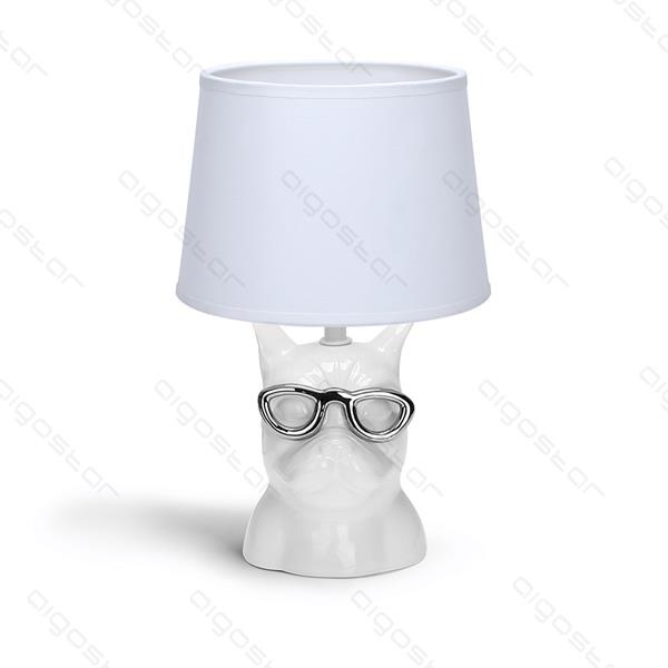Aigostar Table lamp Dog ceramic E14 White