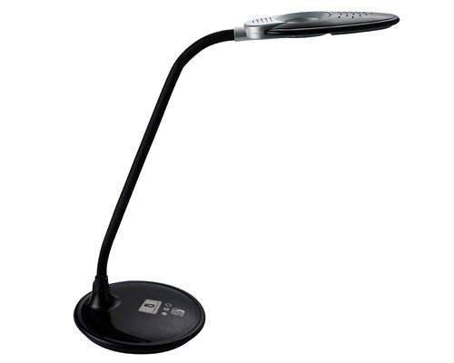 Aigostar Bureau LED - Lampe de Table 01 Noir 5W 5300K