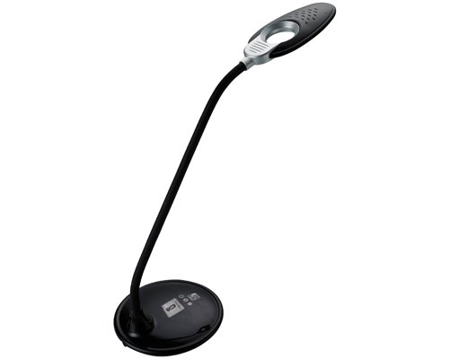 Aigostar Bureau LED - Lampe de Table 01 Noir 5W 5300K