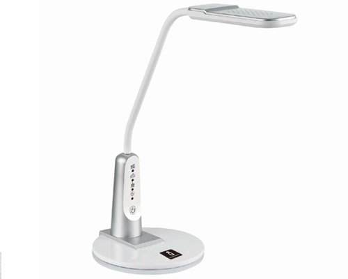 Aigostar Bureau LED - Lampe de Table 04 Argent 6W