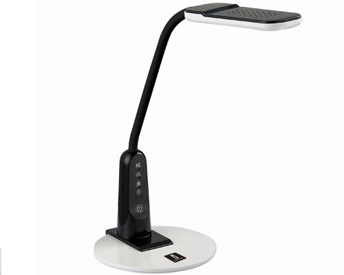 Aigostar Bureau LED - lampe de table 04 Noir 6W 5000K (Touch&Dimming)