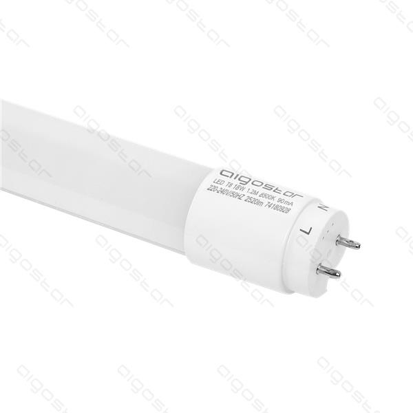 Aigostar LED T8 18W 1.2M 6500K Semi-aluminium plastique (HIGH LUMEN)140LM/W