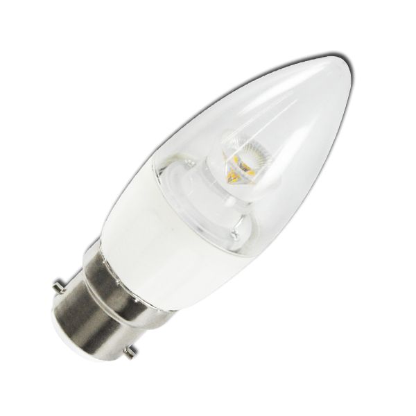 Aigostar LED C5 C35 B22 4W 3000K WITH LIGHT PIPE 250LM