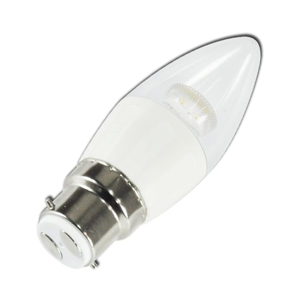 Aigostar LED C5 C35 B22 4W 3000K AVEC TUYAU DE LUMIÈRE 250LM