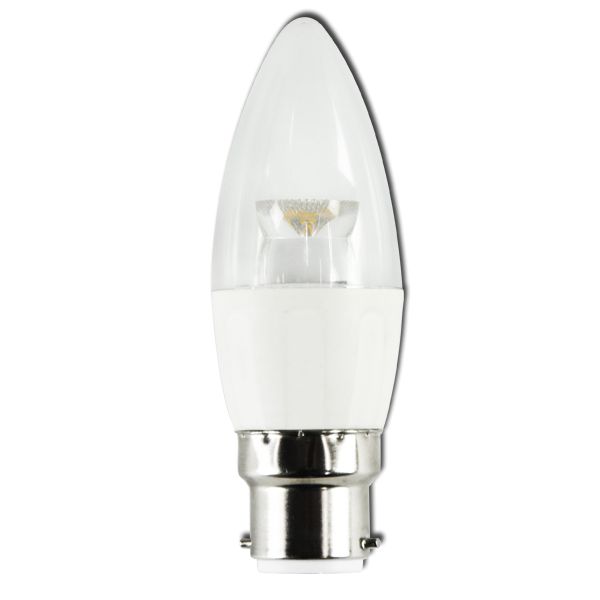 Aigostar LED C5 C35 B22 4W 3000K AVEC TUYAU DE LUMIÈRE 250LM