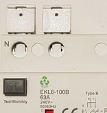 EWP Solutions Earth leakage circuit breaker type B 2P 63A 10kA AC/DC 30mA or 300mA