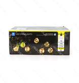 Aigostar Guirlande extérieure LED en forme de boule intérieure grande (10 pièces) 8M lumière jaune 1,7W