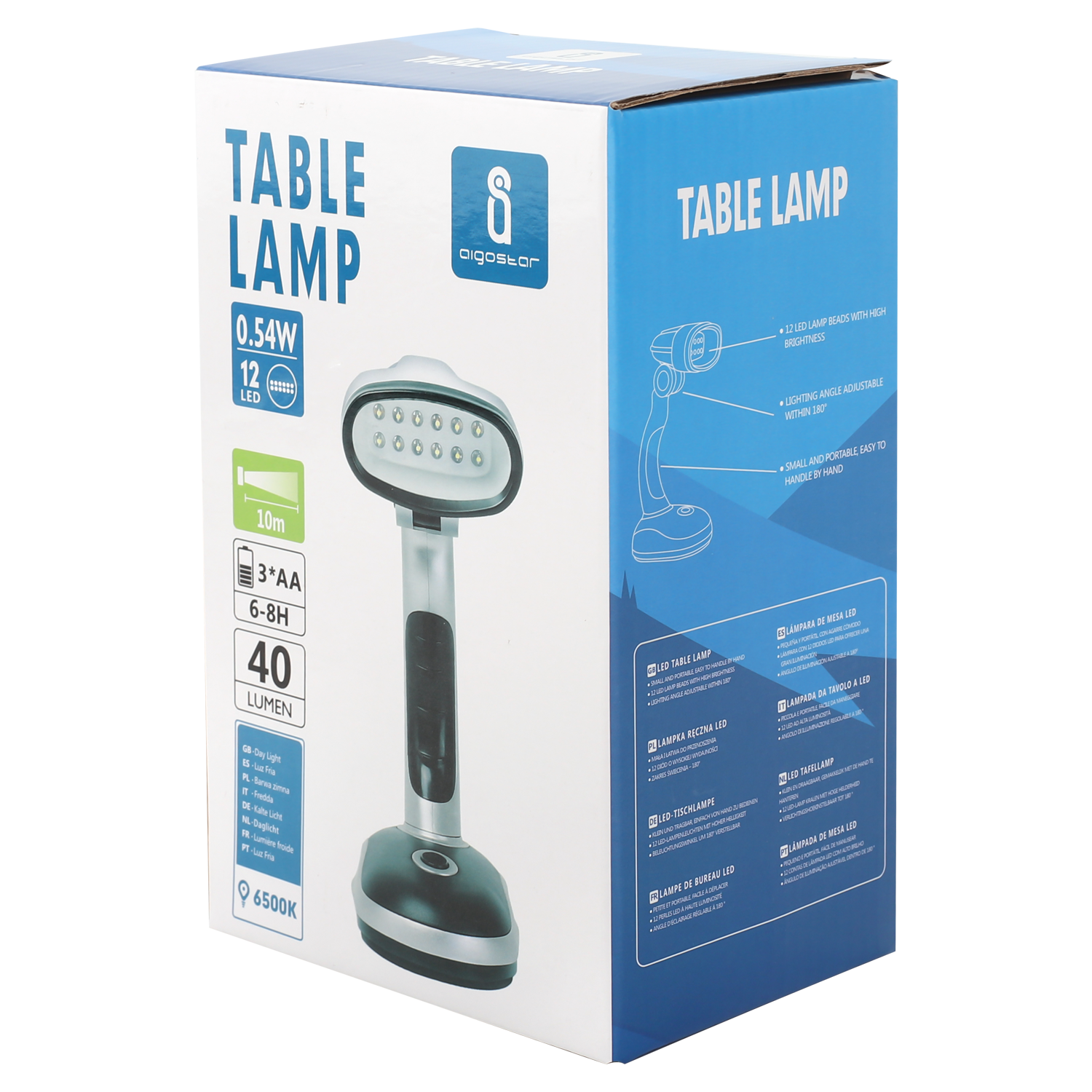 Aigostar Lampe de table pliante led