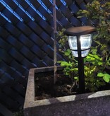 Aigostar Spot de jardin led lampe à énergie solaire 6500K (Lumière du jour)