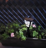 Aigostar Spot de jardin led lampe à énergie solaire 6500K (Lumière du jour)