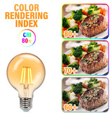 Aigostar LED Filament bulb G80 E27 6W 2200K AMBER(Warm light) 550lm