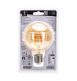 Aigostar Ampoule LED Filament G80 E27 6W 2200K AMBRE(Lumière chaude) 550lm