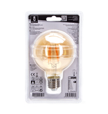 Aigostar LED Filament G80 E27 8W 2200K 650LM AMBER(Warm light)