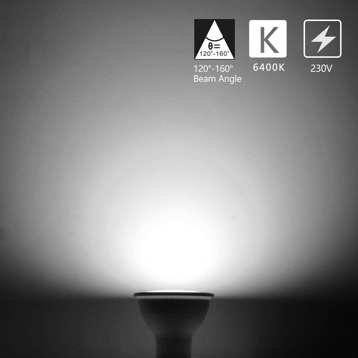 Aigostar LED A5 GU10 4W 6500K 320Lm