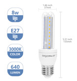 Aigostar LED B5 T3 2U E27 8W 3000K 640Lm