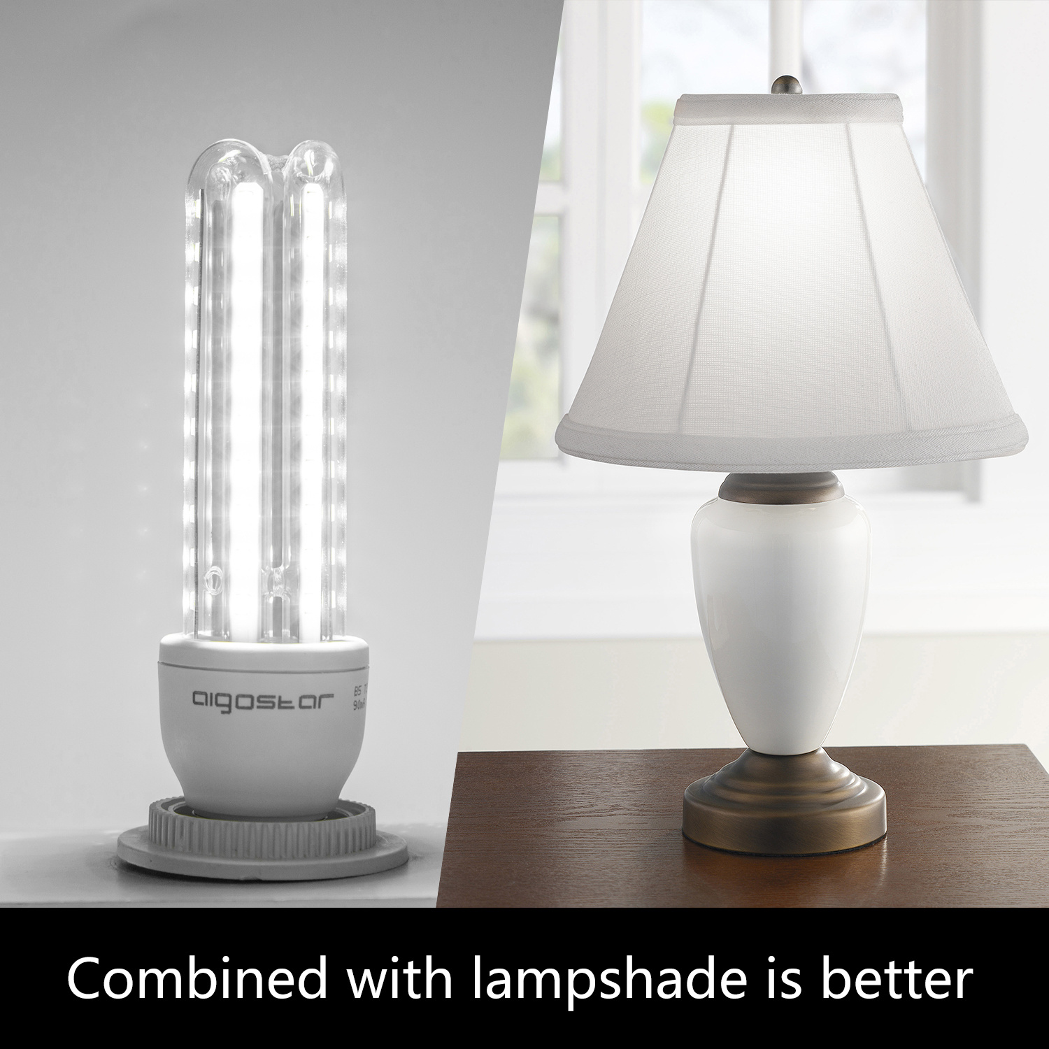 Aigostar LED B5 T3 3U E27 12W 6500K 1020Lm