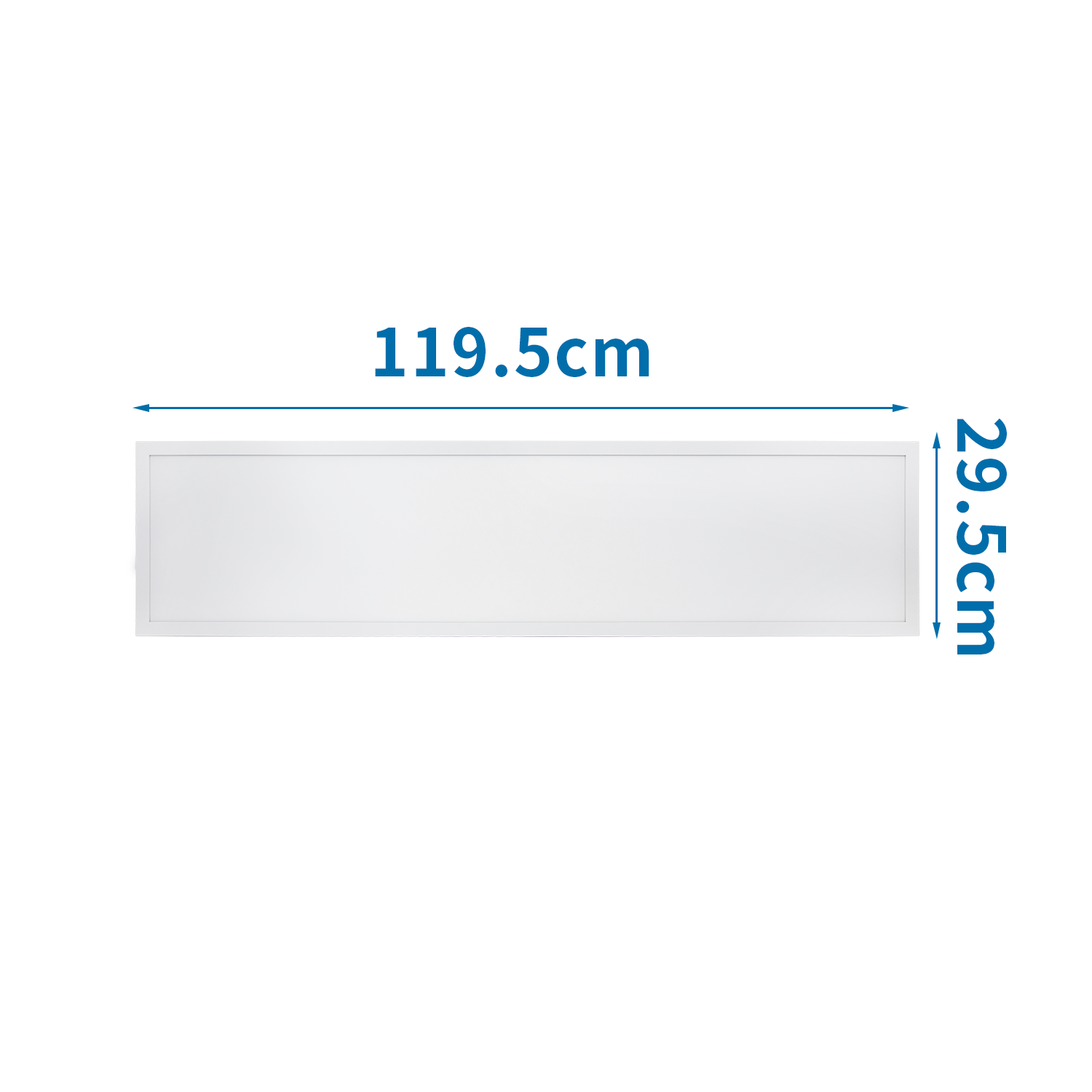 Aigostar Panneau Led E5 MS 40W 4000K 3600lm Cadre Blanc (1195x295x9mm)