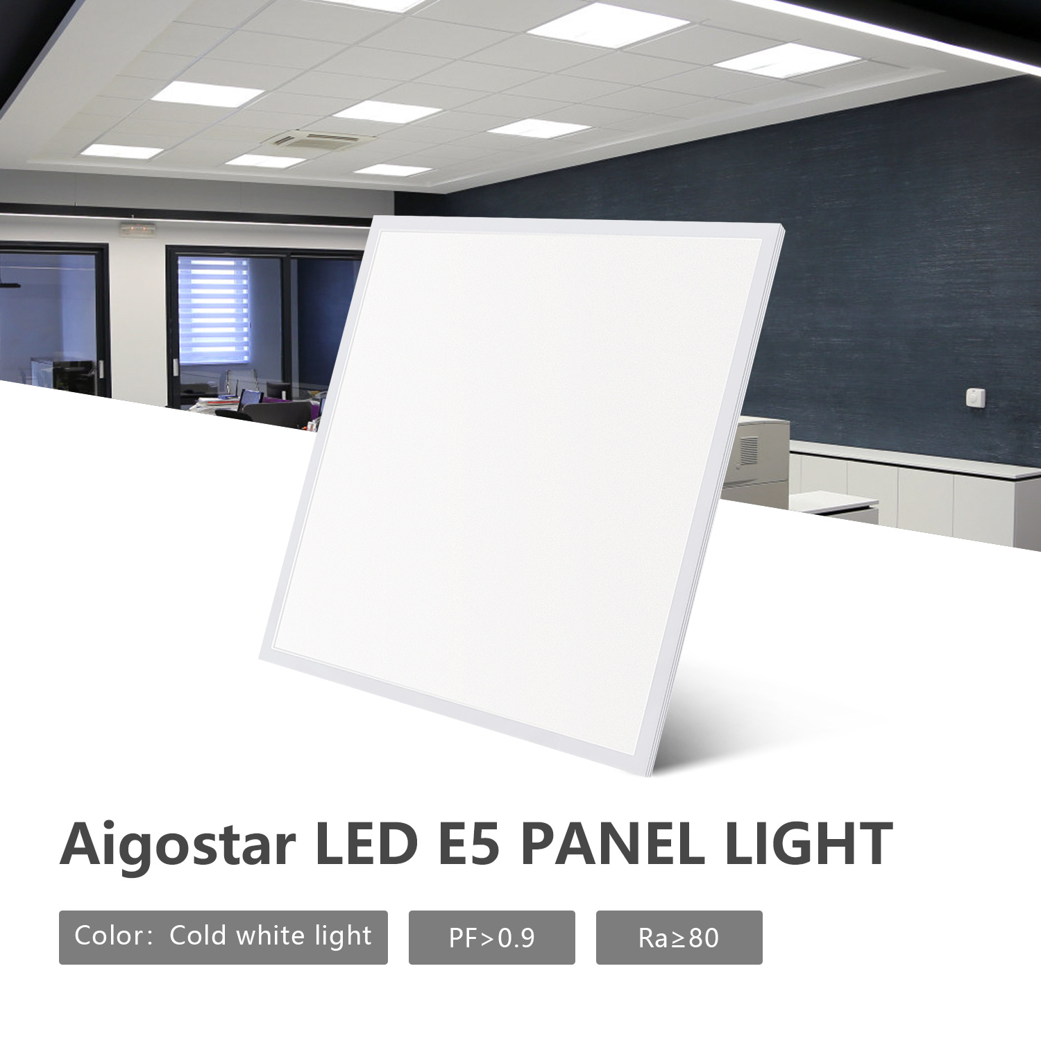 Aigostar Led Paneel E5 MS 40W 4000K 3600lm Wit frame (1195x295x9mm)