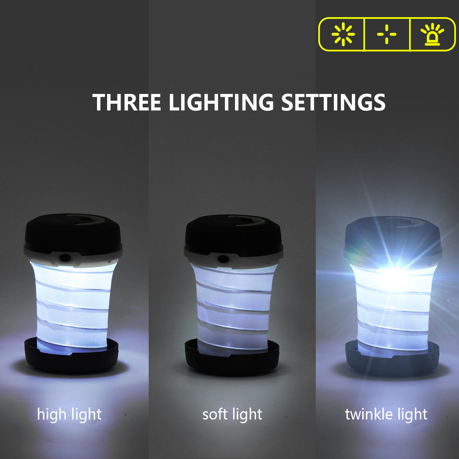 omvendt Klassifikation Mælkehvid Led camping light 7000K(white light) - LedLightDirect