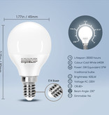 Aigostar LED A5 G45 E14 5W 6400K