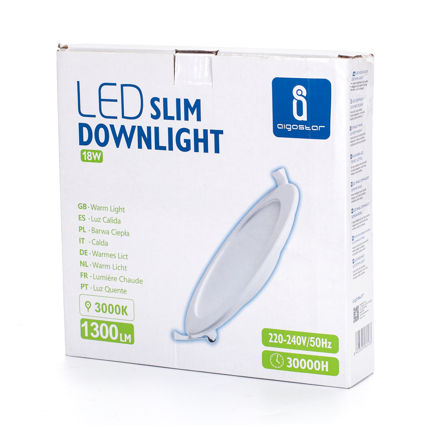 Aigostar LED E5 SLIM DOWN LIGHT 18W 3000K 1300LM