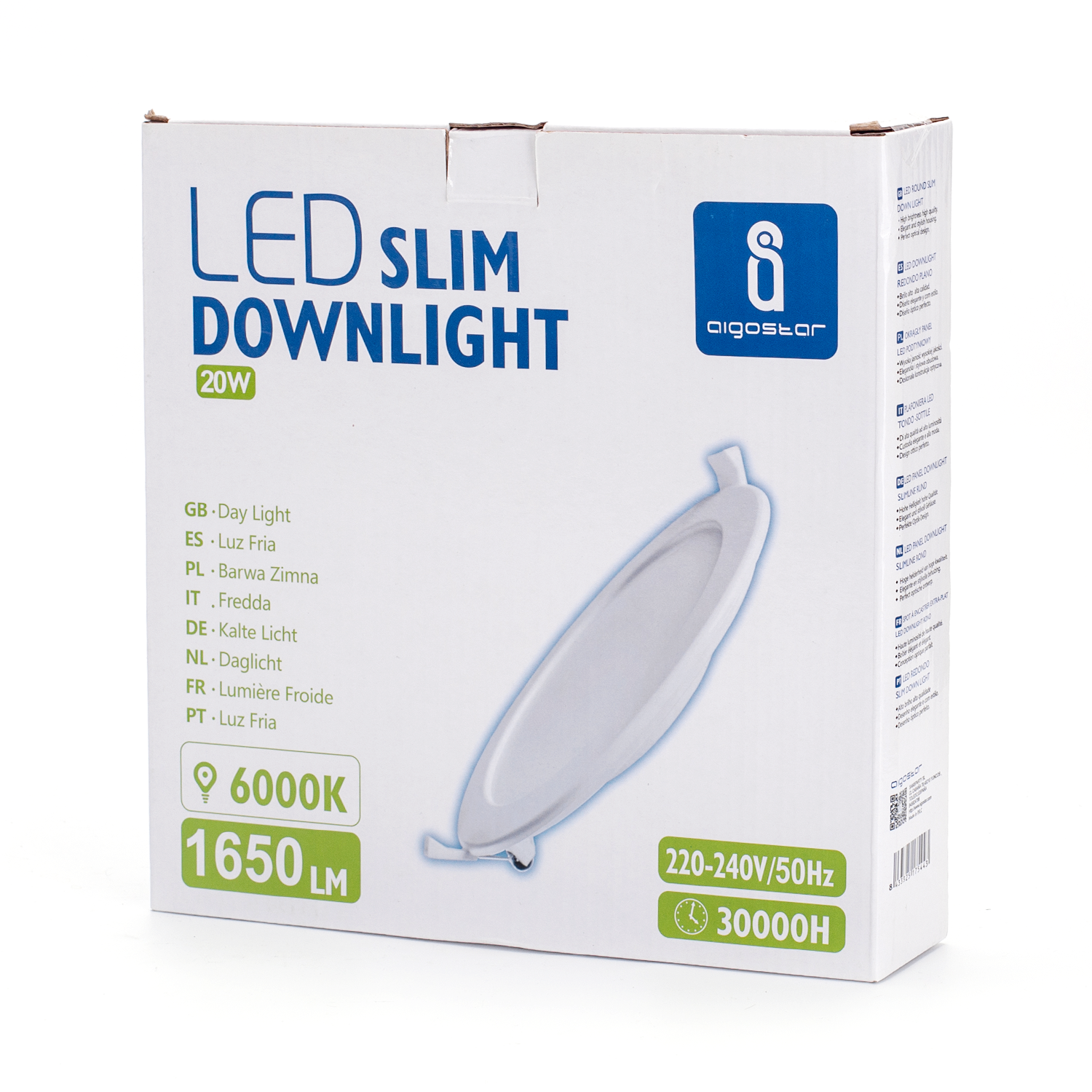 Aigostar LUMIÈRE LED E5 MINCE 20W 6000K 1650LM