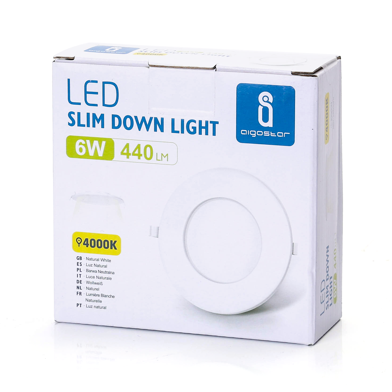 Aigostar LED E5 SLIM DOWN LIGHT 6W 4000K 440LM