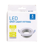 Aigostar Spot Fitting TS53 chroom voor 1 spotlicht Φ65mm (2 stuks)