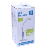 Aigostar Led Desk - Lampe de table 07 Blanc 7W 6500-2700K Touch & Dimming avec fonction calendrier