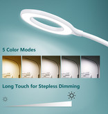 Aigostar Led Desk - Table lamp 07 White 7W 6500-2700K Touch & Dimming with calendar function