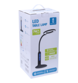 Aigostar Led Desk - Lampe de Table 07 Noir 7W 6500-2700K Tactile & Gradation avec Fonction Calendrier