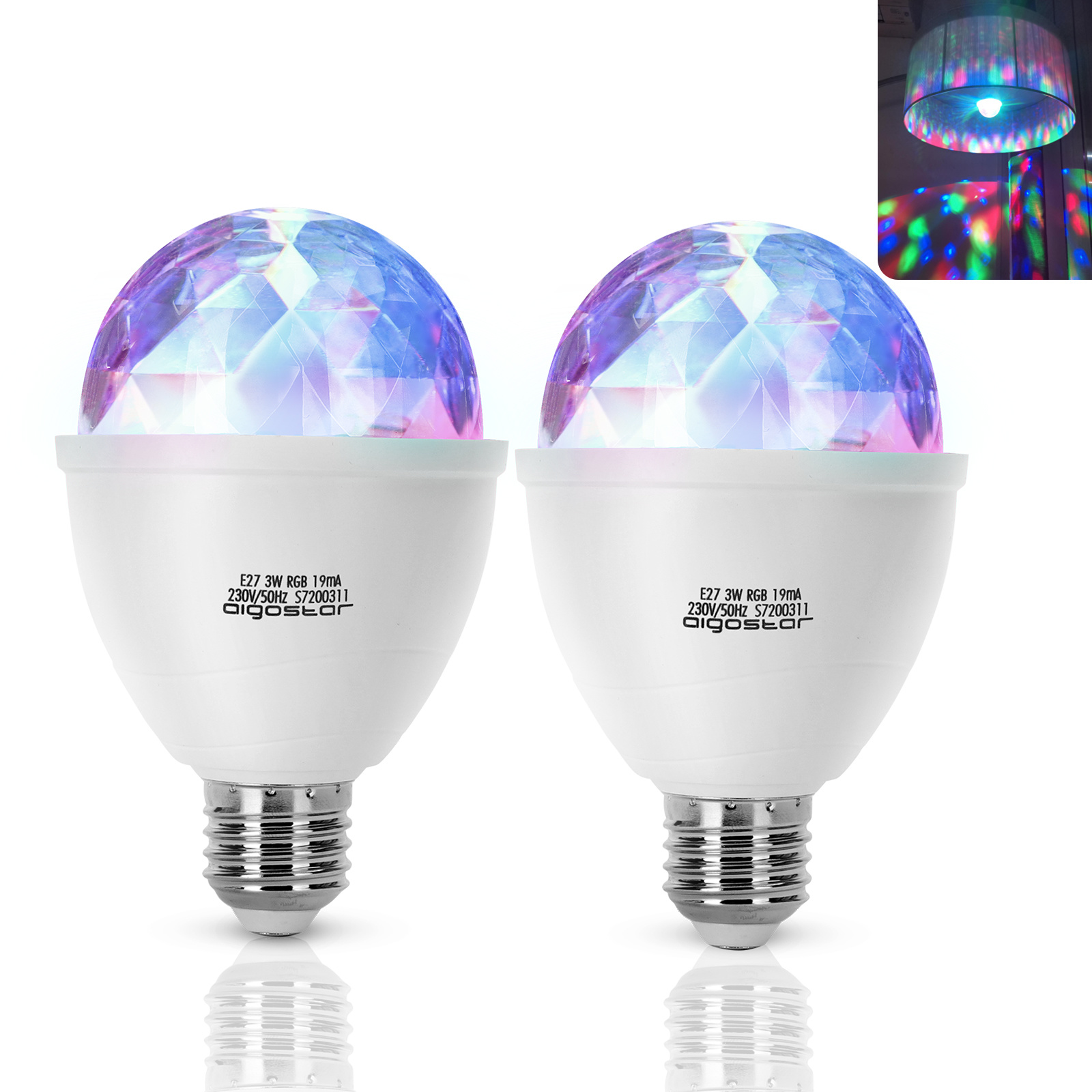 Aigostar Éclairage d'ambiance LED 3W E27 230V