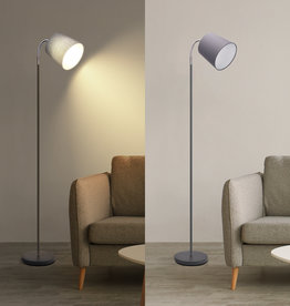 Metal floor lamp