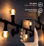 Aigostar Filament LED G45 6W E27 2200K (lumière jaune)