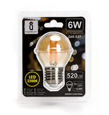 Aigostar LED Filament G45 6W E27 2200K(Yellow light)