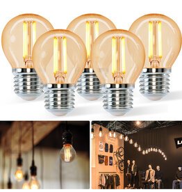 Aigostar Led Filament G45 Led Filament G45 6W E27 2200K(Yellow light)